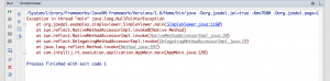 npe Java exception