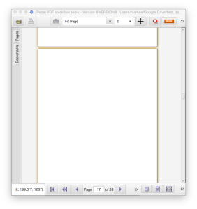 Fast scroll through the document