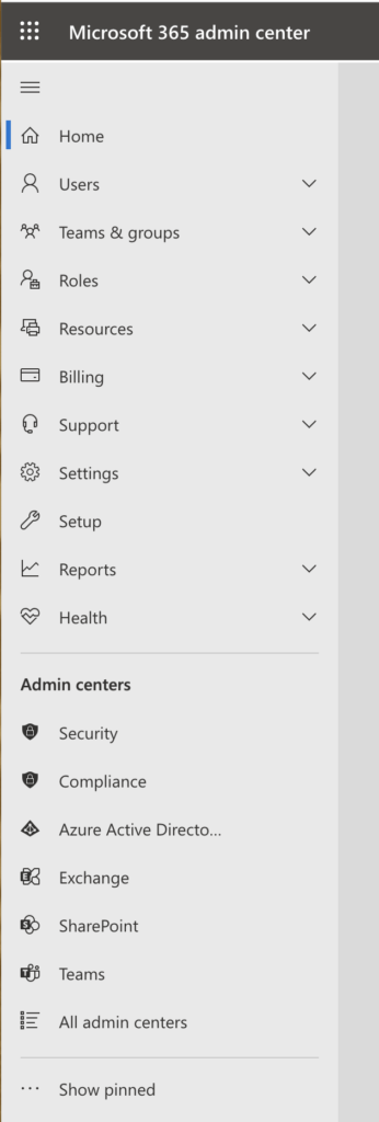 SharePoint tab