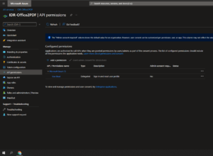 app permissions page