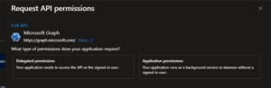 Application permissions