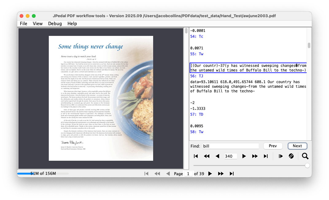 Inspector Search Window